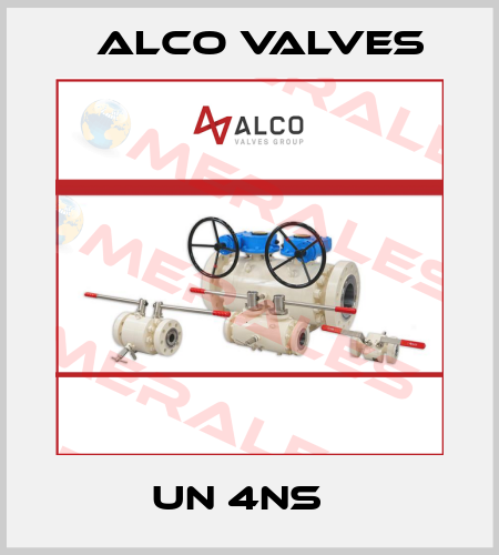 UN 4NS   Alco Valves