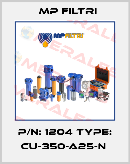 P/N: 1204 Type: CU-350-A25-N  MP Filtri