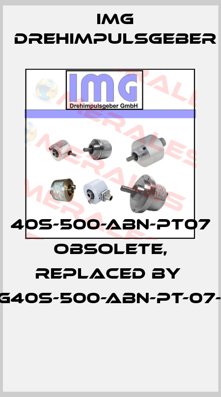 40S-500-ABN-PT07 obsolete, replaced by  IMG40S-500-ABN-PT-07-NT  IMG Drehimpulsgeber
