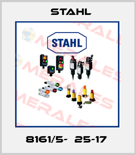 8161/5-М25-17  Stahl