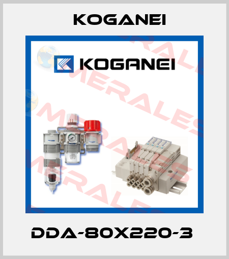 DDA-80X220-3  Koganei