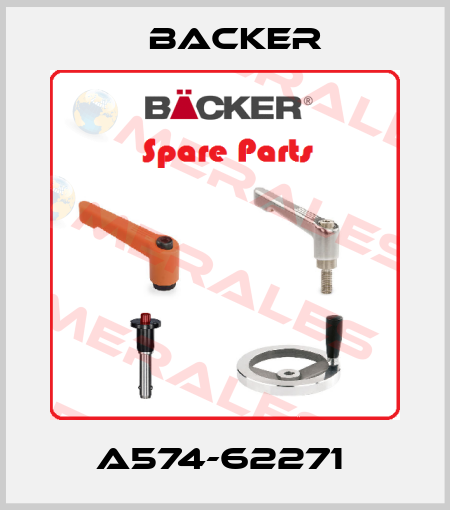 A574-62271  Backer
