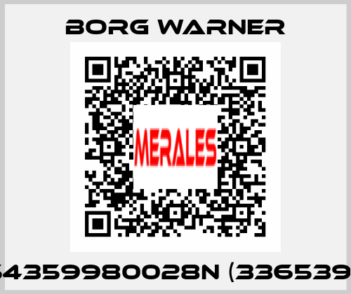 54359980028N (336539)  Borg Warner