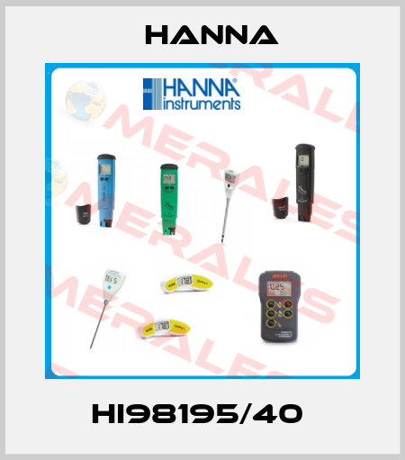 HI98195/40  Hanna