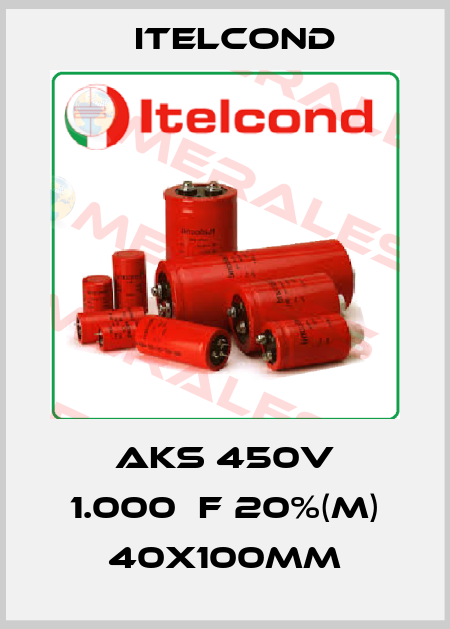 AKS 450V 1.000µF 20%(M) 40x100mm Itelcond