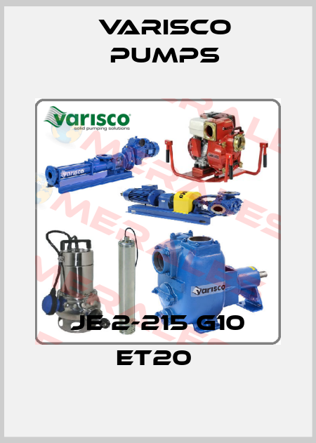 JE 2-215 G10 ET20  Varisco pumps