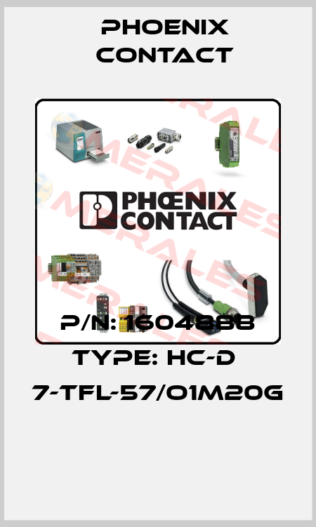 P/N: 1604888 Type: HC-D  7-TFL-57/O1M20G  Phoenix Contact