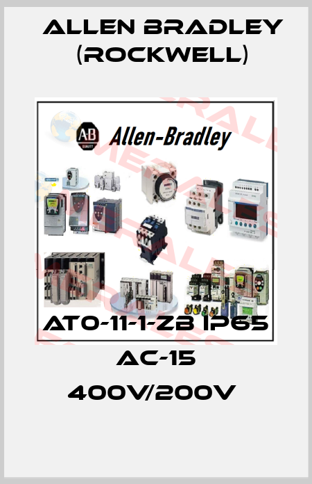AT0-11-1-ZB IP65 AC-15 400V/200V  Allen Bradley (Rockwell)