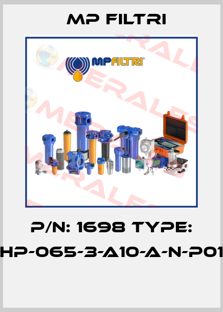 P/N: 1698 Type: HP-065-3-A10-A-N-P01  MP Filtri