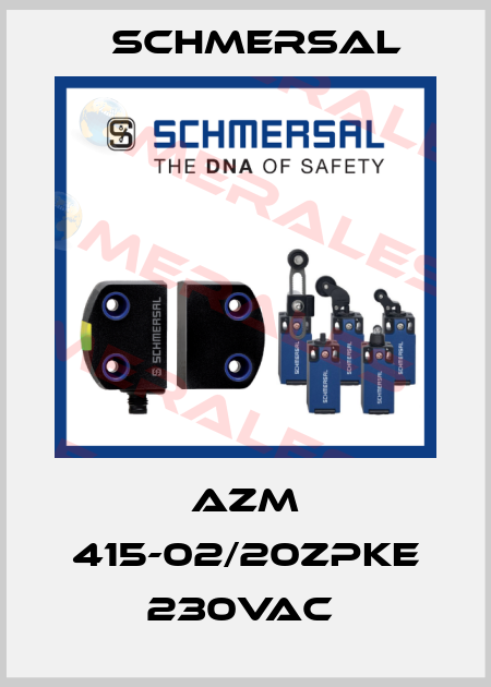 AZM 415-02/20ZPKE 230VAC  Schmersal