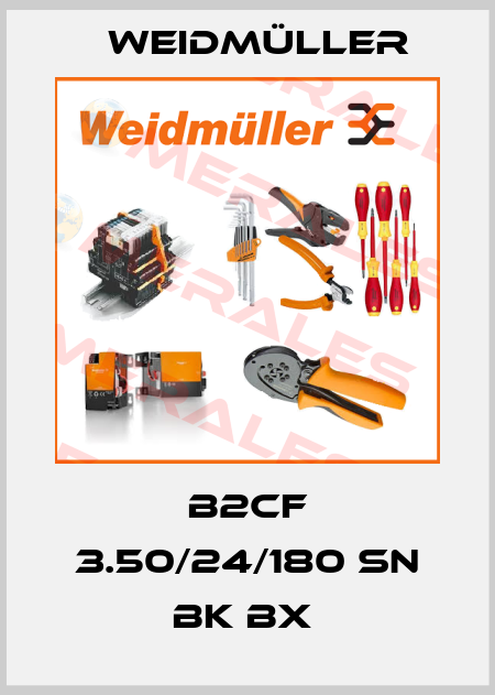 B2CF 3.50/24/180 SN BK BX  Weidmüller