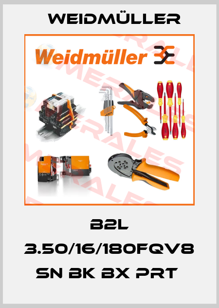 B2L 3.50/16/180FQV8 SN BK BX PRT  Weidmüller