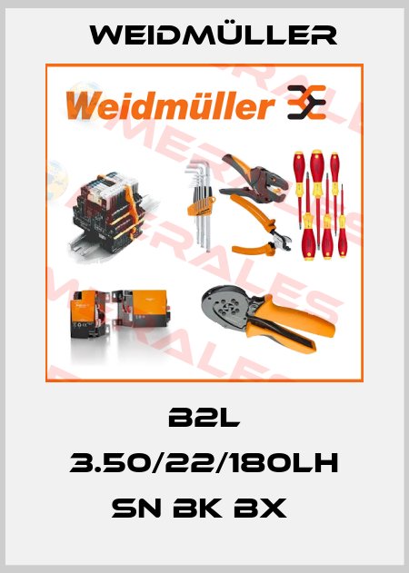 B2L 3.50/22/180LH SN BK BX  Weidmüller