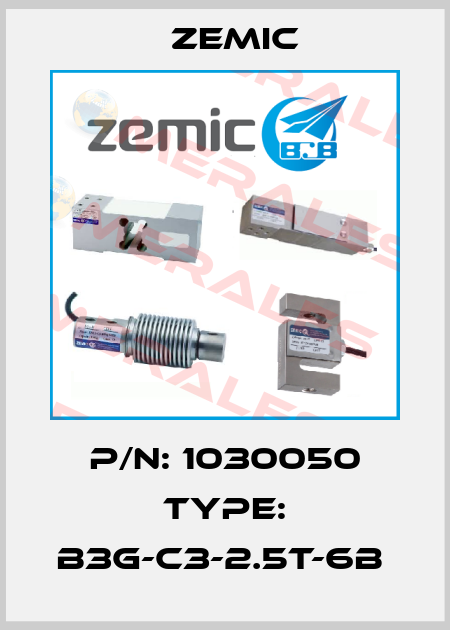 P/N: 1030050 Type: B3G-C3-2.5T-6B  ZEMIC