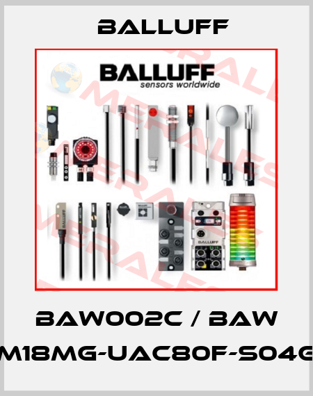 BAW002C / BAW M18MG-UAC80F-S04G Balluff
