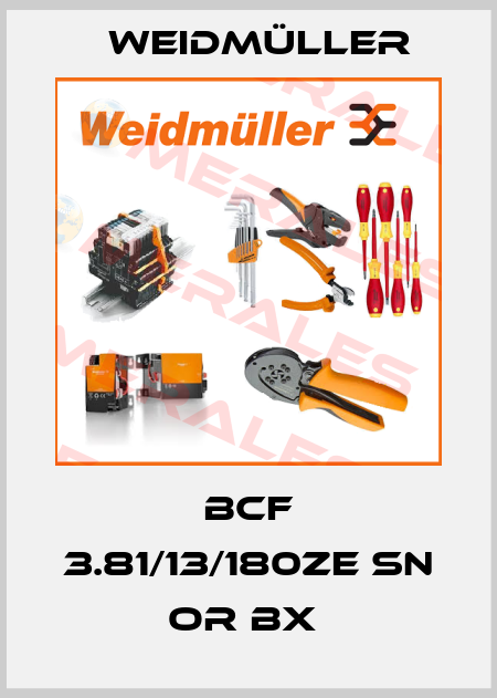 BCF 3.81/13/180ZE SN OR BX  Weidmüller
