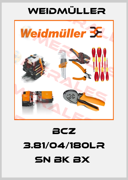 BCZ 3.81/04/180LR SN BK BX  Weidmüller