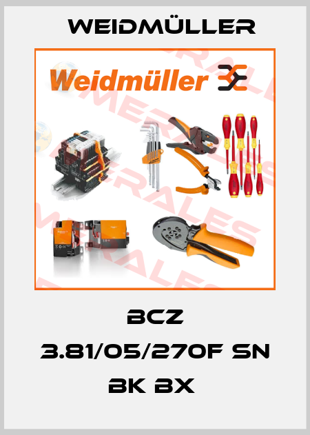 BCZ 3.81/05/270F SN BK BX  Weidmüller