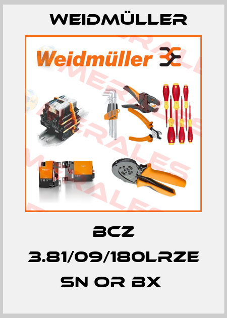BCZ 3.81/09/180LRZE SN OR BX  Weidmüller