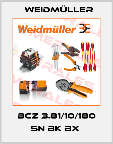 BCZ 3.81/10/180 SN BK BX  Weidmüller
