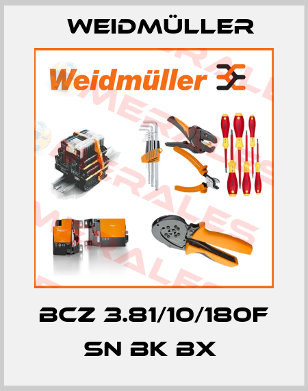 BCZ 3.81/10/180F SN BK BX  Weidmüller