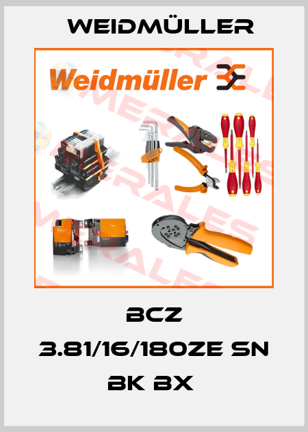 BCZ 3.81/16/180ZE SN BK BX  Weidmüller