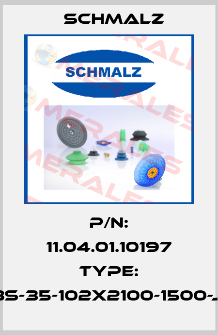 P/N: 11.04.01.10197 Type: HUBS-35-102x2100-1500-JU-F Schmalz
