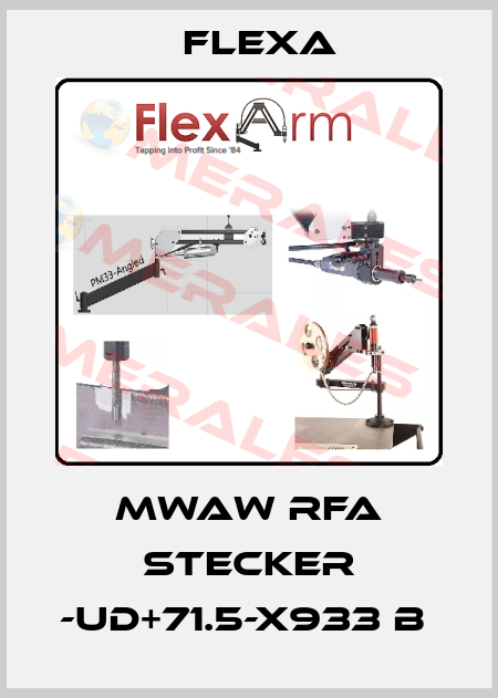 MWAW RFA Stecker -UD+71.5-X933 B  Flexa