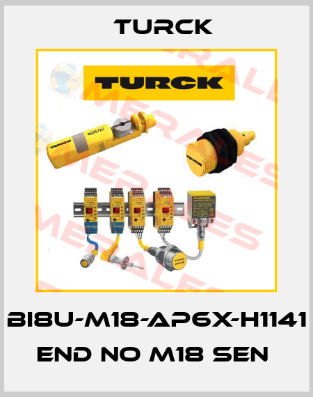 BI8U-M18-AP6X-H1141 END NO M18 SEN  Turck