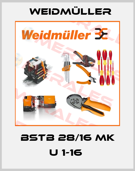 BSTB 28/16 MK U 1-16  Weidmüller