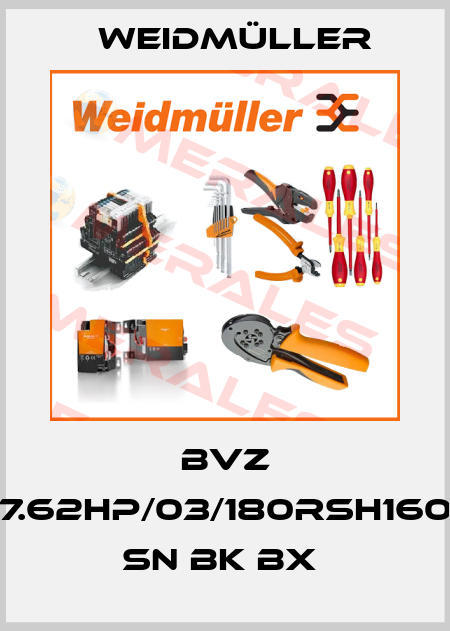 BVZ 7.62HP/03/180RSH160 SN BK BX  Weidmüller