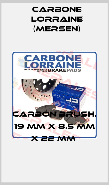CARBON BRUSH, 19 MM X 8.5 MM X 22 MM  Carbone Lorraine (Mersen)