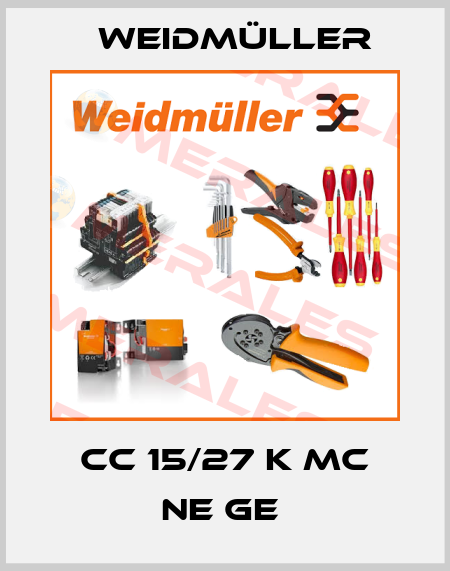 CC 15/27 K MC NE GE  Weidmüller