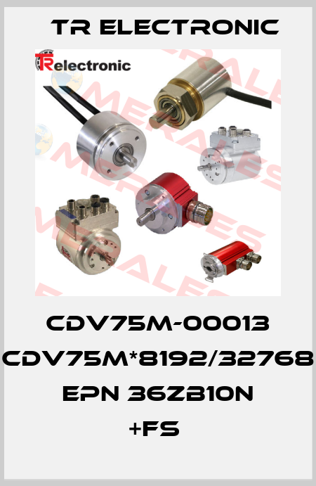 CDV75M-00013 CDV75M*8192/32768 EPN 36ZB10N +FS  TR Electronic