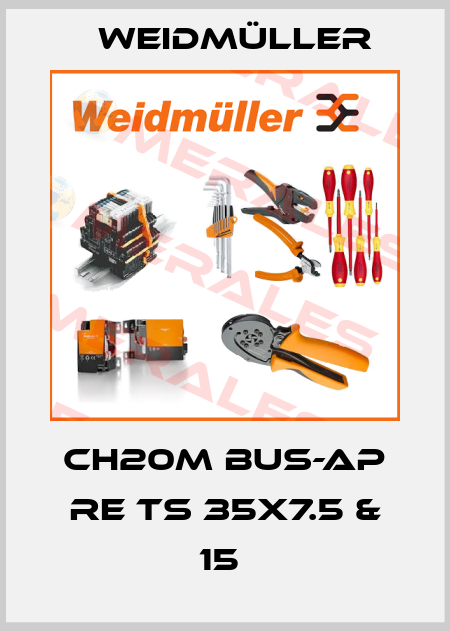 CH20M BUS-AP RE TS 35X7.5 & 15  Weidmüller