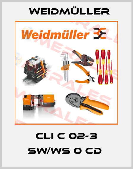 CLI C 02-3 SW/WS 0 CD  Weidmüller