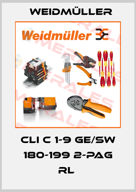 CLI C 1-9 GE/SW 180-199 2-PAG RL  Weidmüller