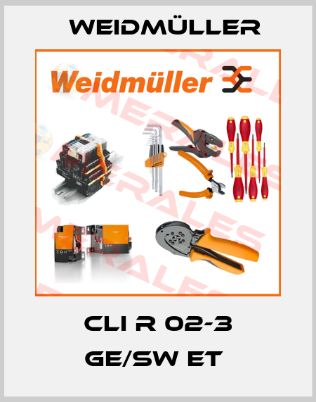 CLI R 02-3 GE/SW ET  Weidmüller