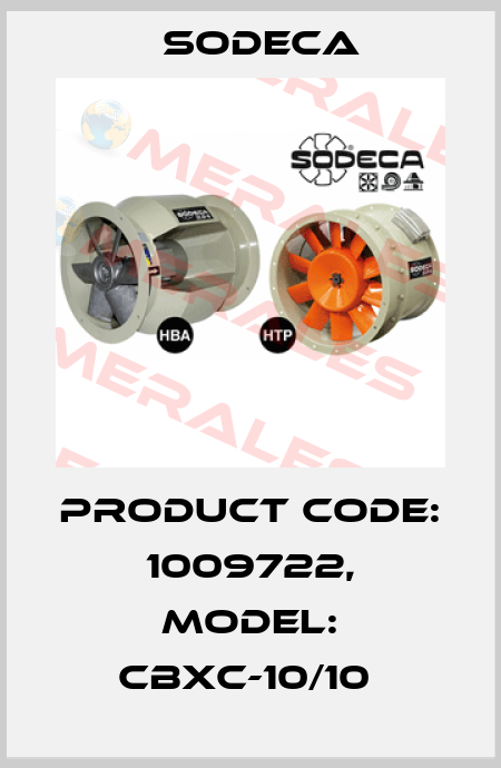Product Code: 1009722, Model: CBXC-10/10  Sodeca