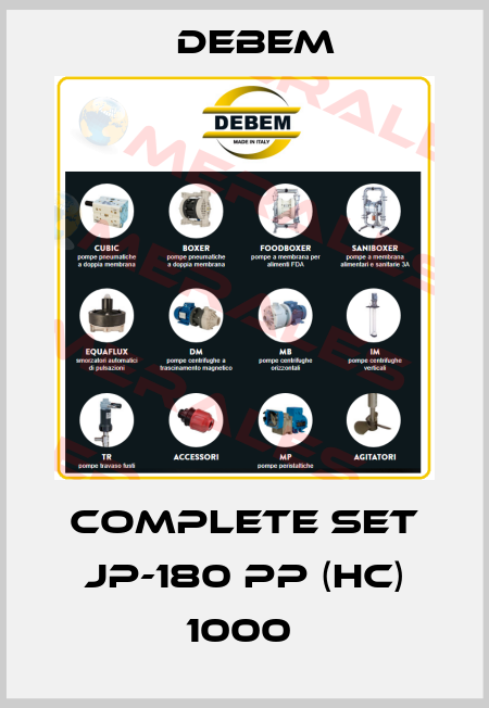 COMPLETE SET JP-180 PP (HC) 1000  Debem
