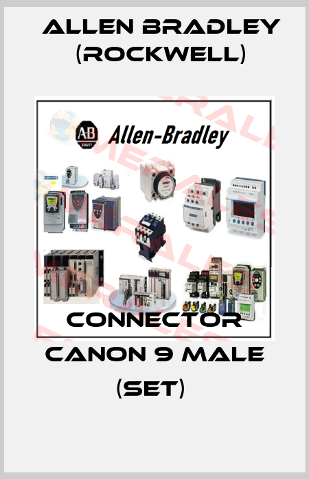 CONNECTOR CANON 9 MALE (SET)  Allen Bradley (Rockwell)