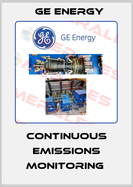 CONTINUOUS EMISSIONS MONITORING  Ge Energy