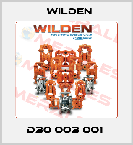 D30 003 001  Wilden