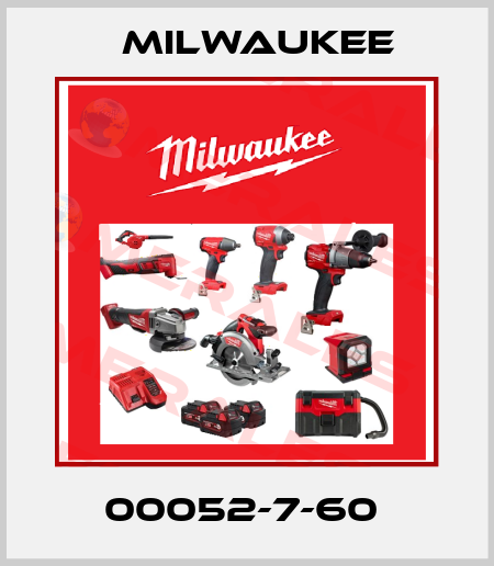 00052-7-60  Milwaukee