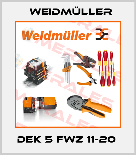 DEK 5 FWZ 11-20  Weidmüller