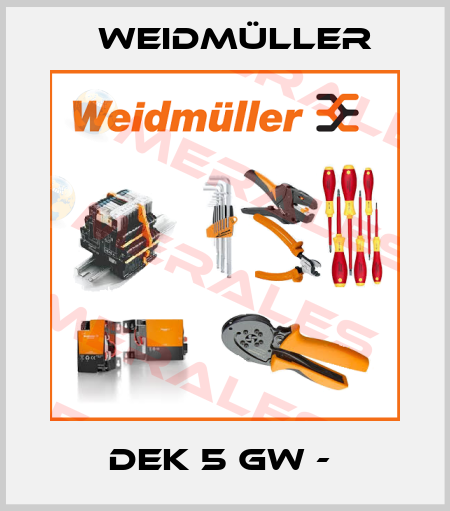 DEK 5 GW -  Weidmüller
