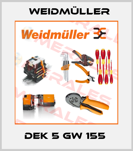 DEK 5 GW 155  Weidmüller