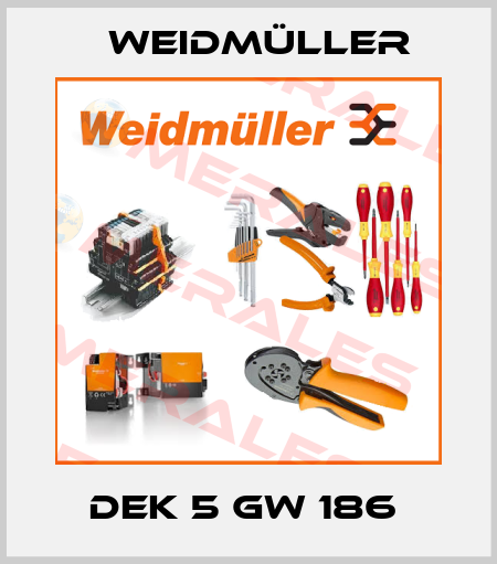 DEK 5 GW 186  Weidmüller
