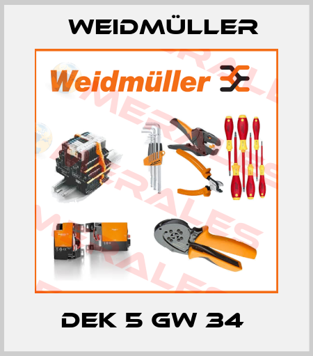 DEK 5 GW 34  Weidmüller