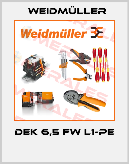 DEK 6,5 FW L1-PE  Weidmüller